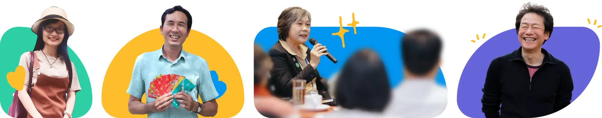 Chúng tôi là tập hợp của sự phấn đấu
không mệt mỏi cho cuộc sống tốt đẹp 
hơn của người khuyết tật và
người yếu thế